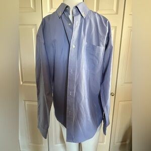 Versace Men's Classic Blue Pinstripe Shirt
